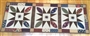 Blooming Stars Runner Pattern  Cut Loose