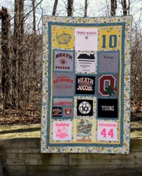 T-Shirt Quilt # CLPPHA009 Pattern Creative Grids Cut Loose