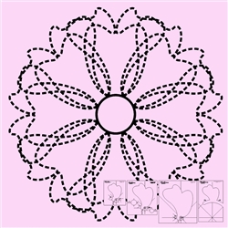 DM QUILTING â€“ RIBBONS & BOWS & WREATH TEMPLATE SET