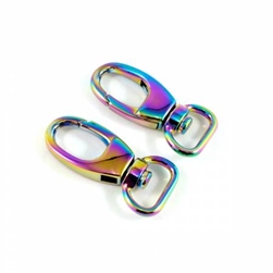 1/2" D-rings  Rainbow 4pk