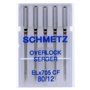 Serger Needles Chrome Finish Size 12- 80 5pk  ELX705CF80
