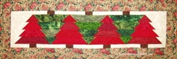 Tessellating Trees Table Topper Quilt as You Go Pattern