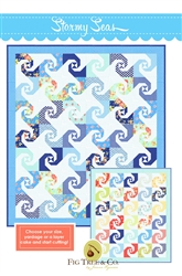 Stormy Seas Snails Trail Quilt Pattern FTQ1554