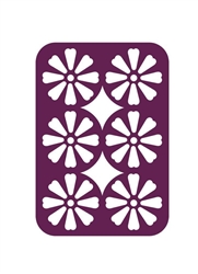 Gemini Multi Media Fabric Die  Decorative Daisy Panel