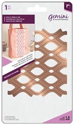 Gemini Multi Media Fabric Die Decor Panel- Leaf