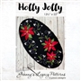 Holly Jolly Oval Mat Pattern  # GLP-312