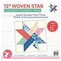 12in Woven Star Quilt Block