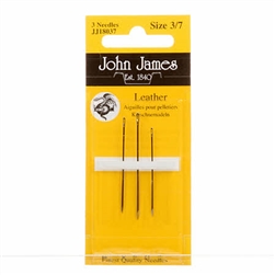 Leather Needles Size 3/7 3pk  #JJ18037