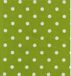 Polka dot Lime Green  Tea Towel