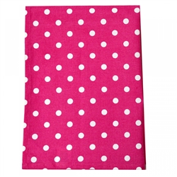 Polka Dot pink Tea Towel