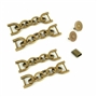 Moon River Kit Antique Brass Shoulder Bag Stylish hardware LST127A
