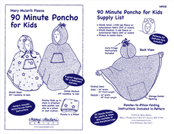 90 Minute Poncho kids Pattern