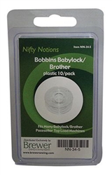 Plastic Bobbins Babylock /Brother Most Top Load Machines NN-34-5
