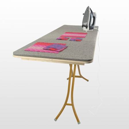 13 inch x 13 inch 100% Wool Pressing Mat Easy Press Great for Quilting, Ironing & Sewing. 1/2 inch Thick. with Silicone Iron Rest and Purple Thang