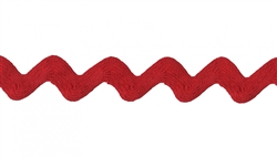 Jumbo Rick Rack Red Cotton 1-3/16"  2yd pack
