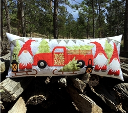 Gnome for the Holidays Bench Pillow  Pattern