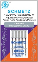 Microtex  80/12 - 5 needles