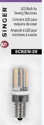 Light Bulb LED Light Screw-In,  Bright White  Singer S02112
