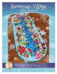 Snowman Village Table Runner Pattern SF49860