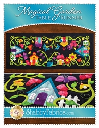 Magical Garden Table Runner Shabby Fabrics Pattern