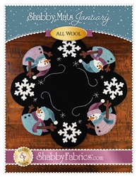 Shabby Mats January Pattern