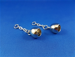 Zipper Tag Tassel Dome Cap Nickel