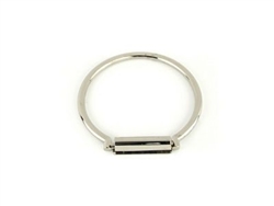 Round Metal Purse Handle Set nickel Sallie Tomato