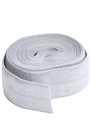 Fold-Over Elastic Pewter Grey 3/4" 2yds byannie SUP211-2-PWR