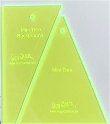 Mini Tree Template Set From Suzn Quilts
