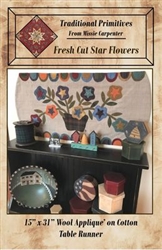 Fresh Cut Star Flowers Wool Pattern