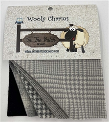 Wool Charms Felted Greys WC5124