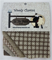 Wool Charm Pack Tans- Creams WC5125