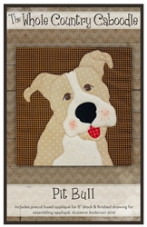 Pitbull Precut Fused Applique