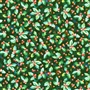 Holly Evergreen Christmas Cotton Fabric