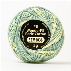 Eleganza 8wt 5-Gram Variegated Perle Cotton Ball 42yd Pastel Landscape