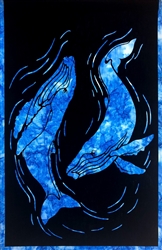 Whales at Play Laser Quilt Pattern