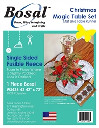 100% polyester single sided fusible fleece