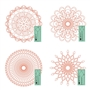 * Bonus Template Set Artisan Curve 4pc  LONGARM