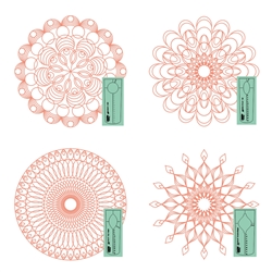 4PC ARTISAN BONUS Template set