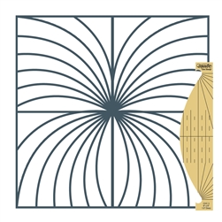 Curved Crosshatch Template