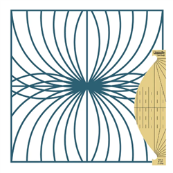 Curved Crosshatch Template