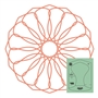 #31 Circle on Quilts Spinning Wheel  (11.5")  Westalee HIGH