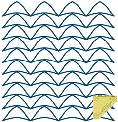 London Collection Flying Tricorn 3" Template