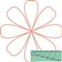 Set 4 Spin-e-Fex Template Set 5pc  (3.5"-11.5") LONGARM 6mm