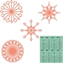 Spin-e-fex Snowflake Set 8 templates