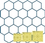 Simple Hexagons Template