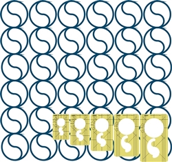 Yin Yang Template Set 5 Westalee