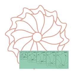 WREATH #41 template 5PC Set