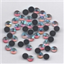Hotfix Iron On Rhinestones Glass Crystals Aurora Borealis Size 3mm ss10 # YG-101AB-3