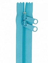 40"  Zipper Turquoise